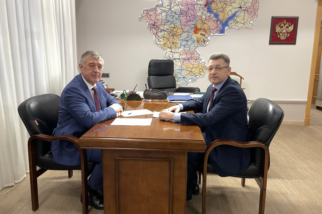 Рабочая встреча начальника Управления Минюста России по Ульяновской области и Председателя Правительства региона Рабочая встреча начальника Управления Минюста России по Ульяновской области и Председателя Правительства региона