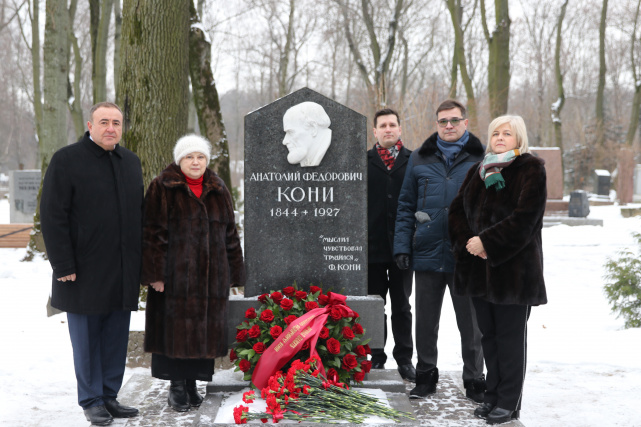 В Санкт-Петербурге прошли мероприятия, посвященные 181-й годовщине со дня рождения Анатолия Кони