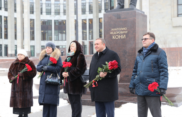 В Санкт-Петербурге прошли мероприятия, посвященные 181-й годовщине со дня рождения Анатолия Кони