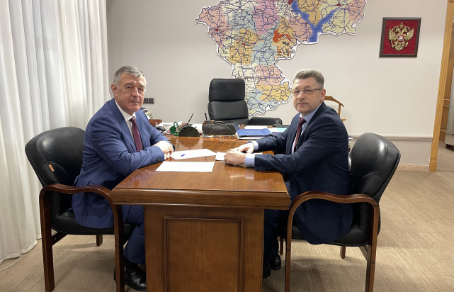 Рабочая встреча начальника Управления Минюста России по Ульяновской области и Председателя Правительства региона Рабочая встреча начальника Управления Минюста России по Ульяновской области и Председателя Правительства региона