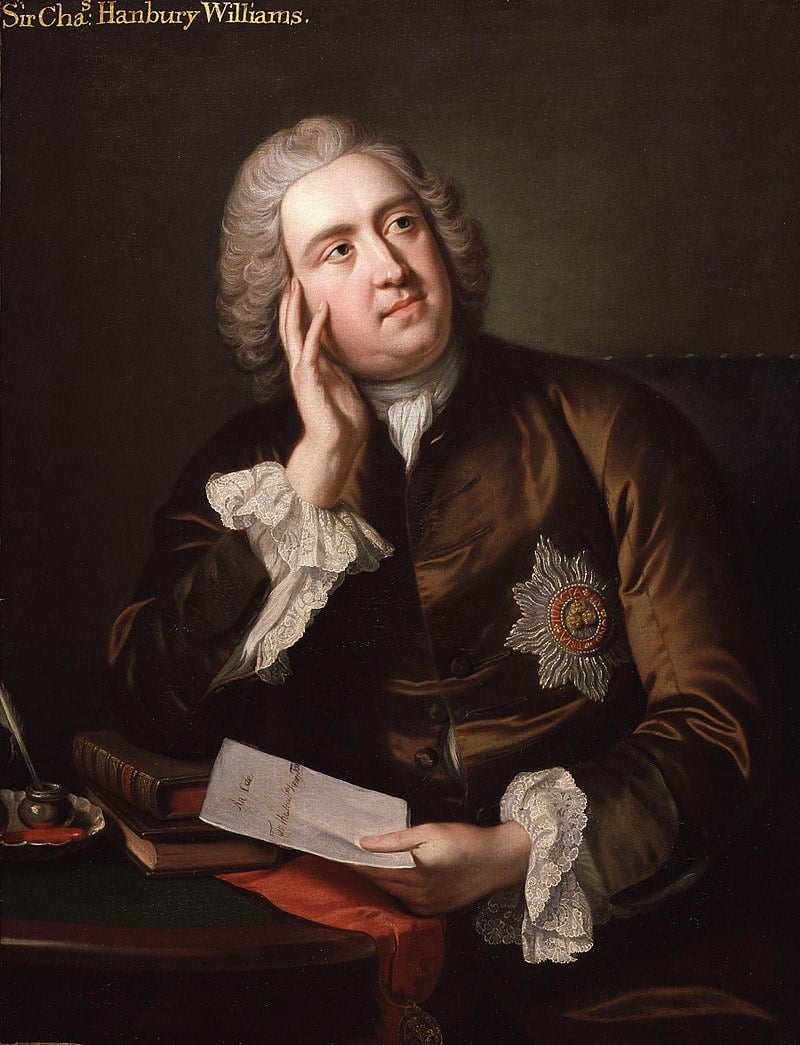 Сэр Чарльз Хэнбери Уильямс. Худ. Дж. Эккард, 1746 г., Национальная портретная галерея, Лондон