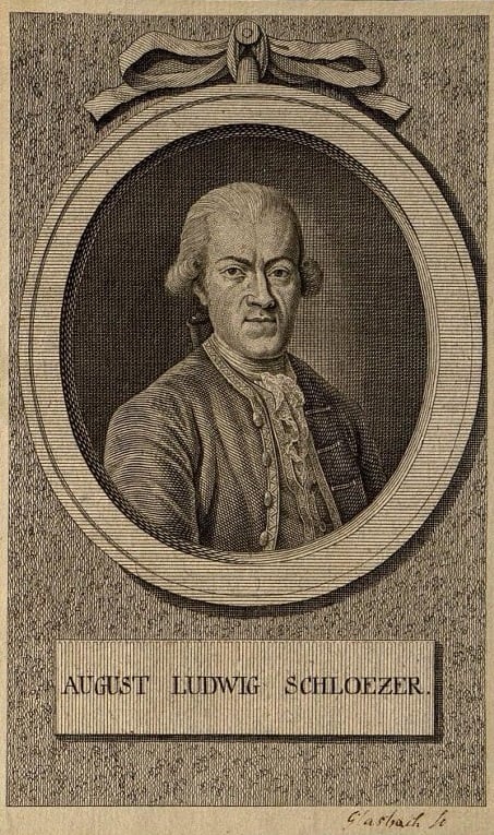 Август Шлецер. Кон. XVIII – нач. XIX в., ГИМ