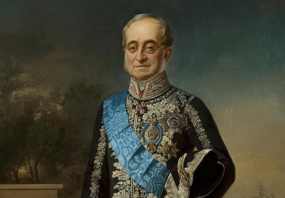 Портрет графа Карла Васильевича Нессельроде. Худ. Е.И. Ботман, ок. 1870 г., Государственный Эрмитаж