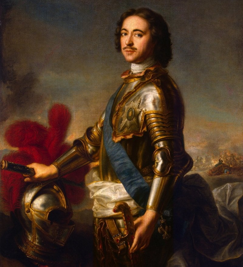 Портрет Петра I. Худ. Ж.-М. Натье, 1717 г., Государственный Эрмитаж