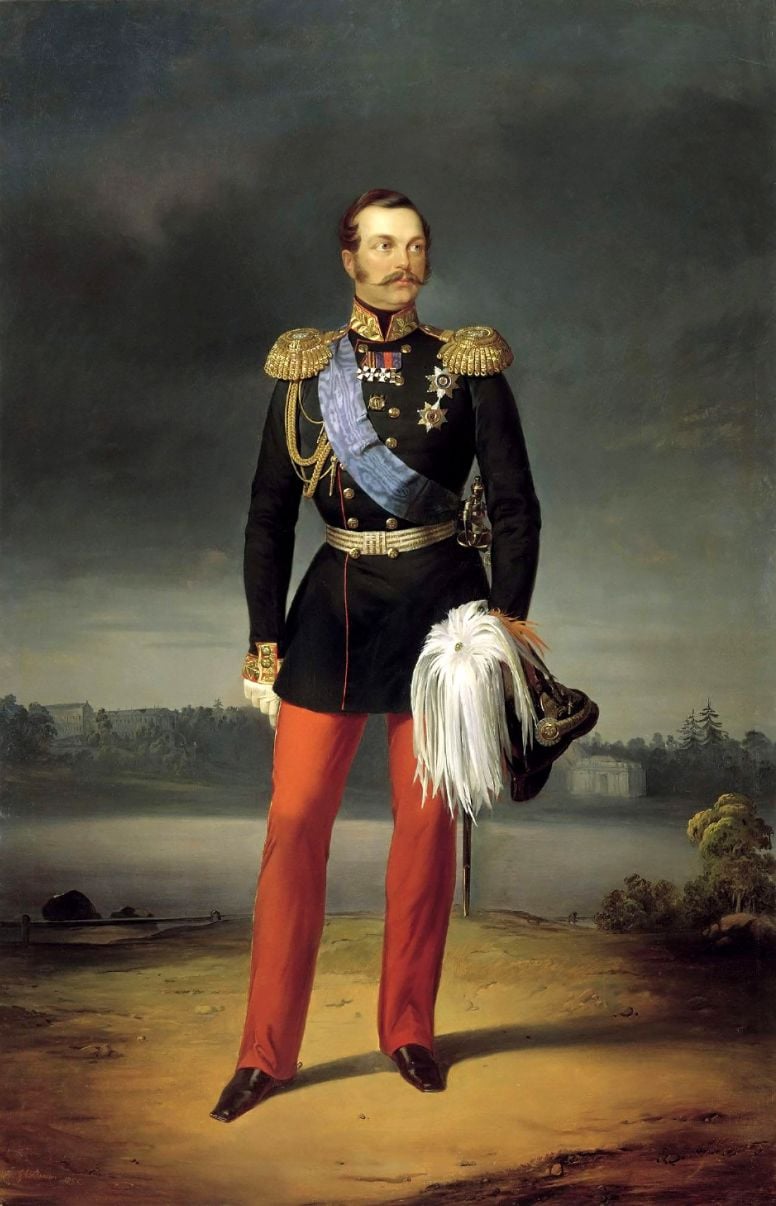 Портрет Александра II. Худ. Е.И. Ботман, 1856 г., Государственный Русский музей