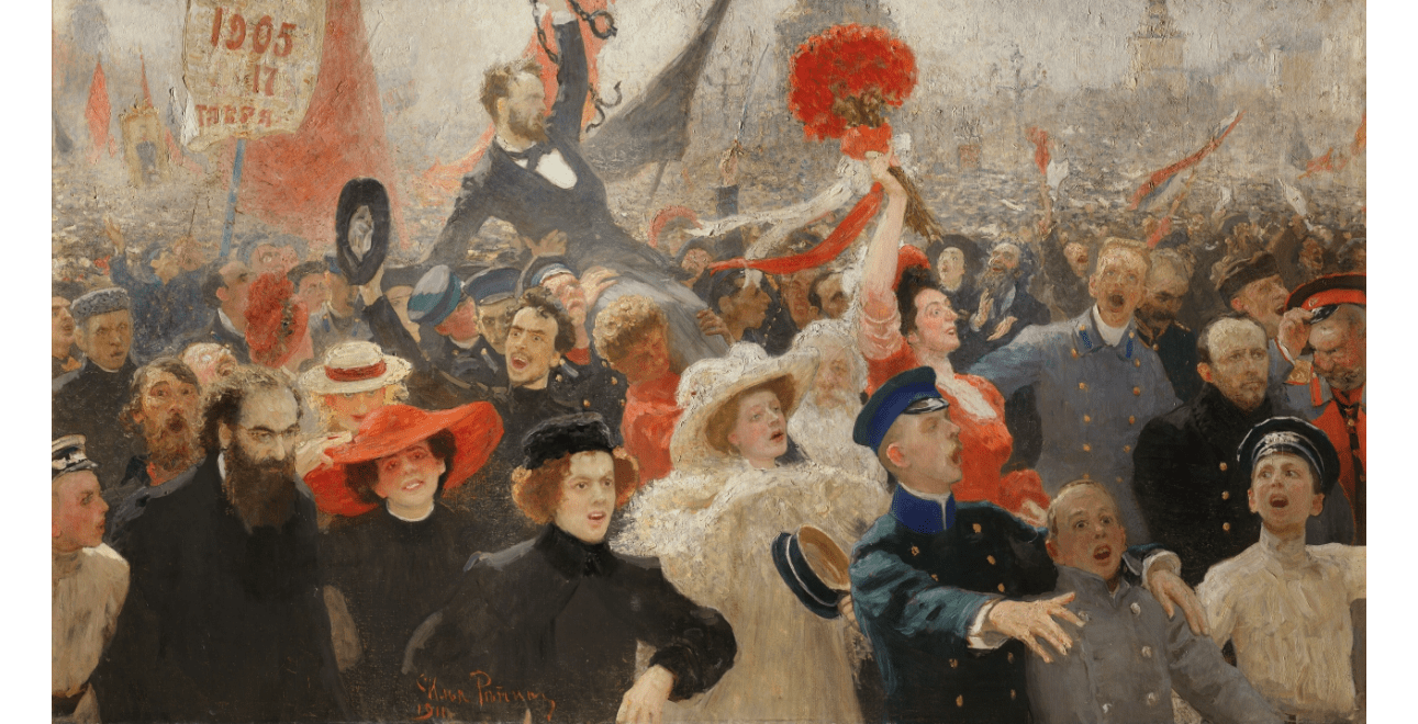 «17 октября 1905 года». Худ. И.Е. Репин, 1907 г., Государственный Русский музей