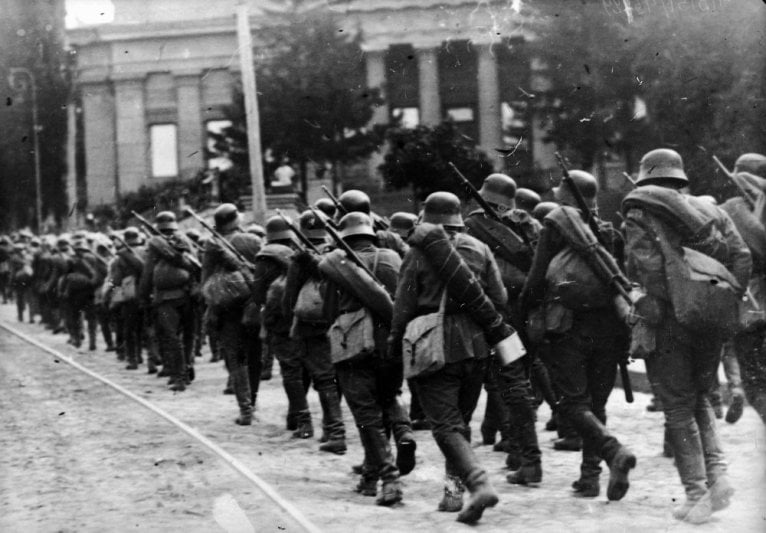 Немецкие войска вступают в Киев. 1 марта 1918 г., РГАКФД