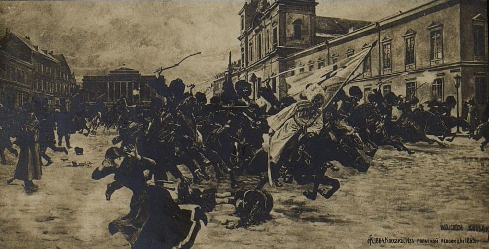 «Из польской революции 1863 года». Худ. В. Коссак. 1905-1917 гг.